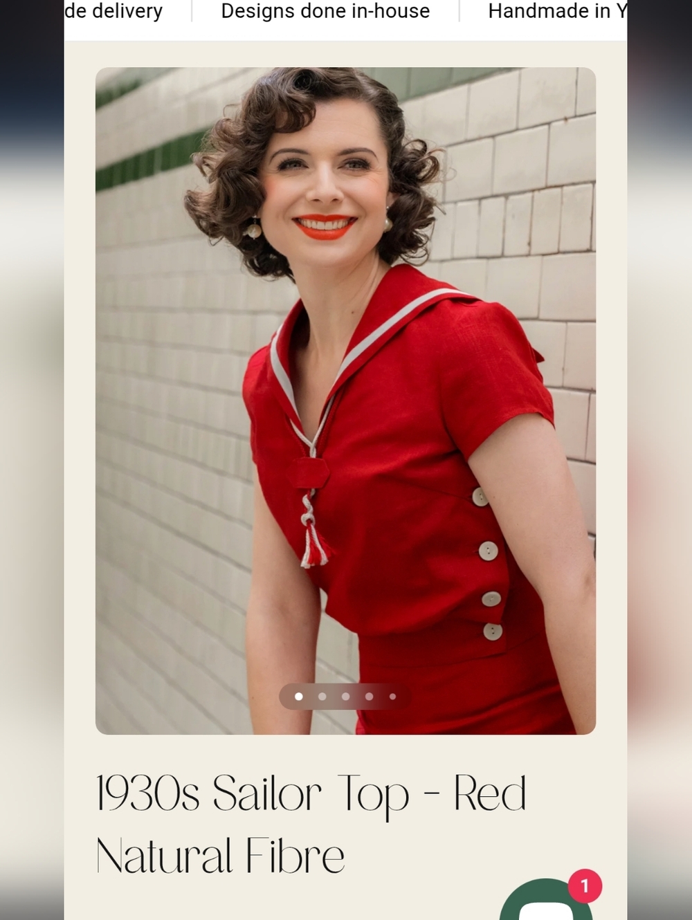 NWT HoF Sailor Top Small